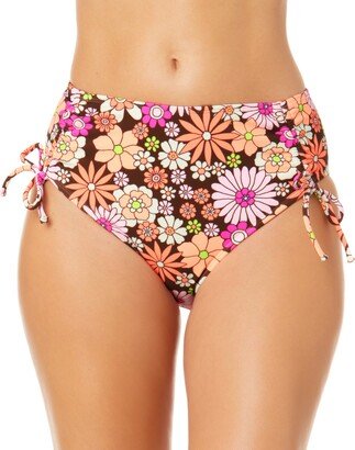 Salt + Cove Juniors' Morning Grace Ruched High-Waist Bikini Bottoms, Created for Macy's