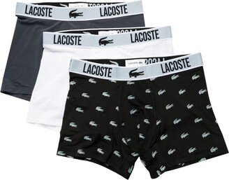 Logo-Print Elasticated-Waist Boxers