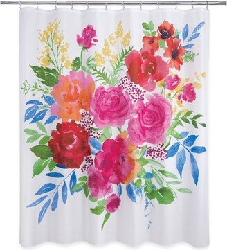 Floral Burst Shower Curtain - Allure Home Creations