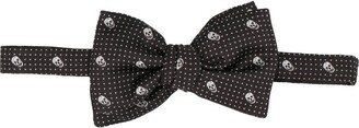 Skull Printed Bow Tie