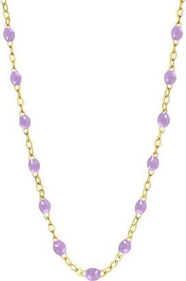 Classic Gigi Lilac Yellow Gold Necklace