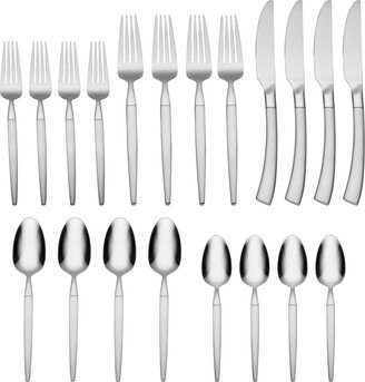 Adjacent 20 Piece Everyday Flatware Set, Service For 4