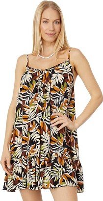 Beach Vibes Swim Cover-Up (Black Pebble) Women's Swimwear