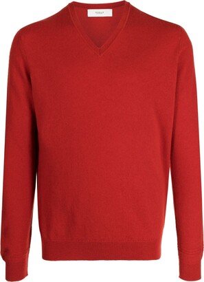 V-neck cashmere jumper-AC