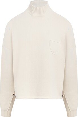 Jrue Cotton & Cashmere Mock Neck Sweater