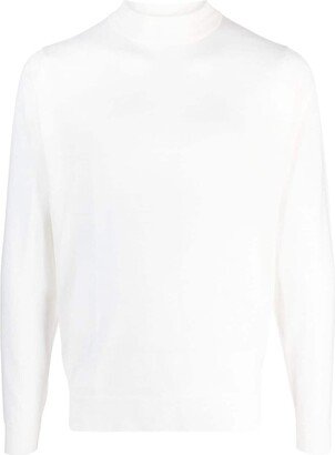 Mock-Neck Merino Jumper