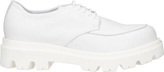 LEA-GU Lace-up Shoes White-AA