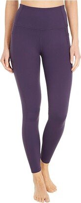 GO WALK High Waisted Leggings (Dark Purple) Women's Casual Pants