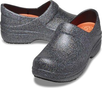 Work Neria Pro II Literide Clog (Black Glitter) Women's Shoes