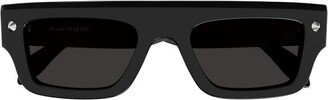 Rectangle Frame Sunglasses-AP