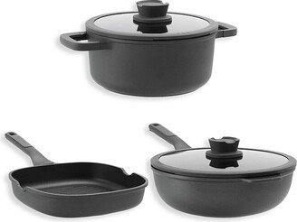 5-Piece Non Stick Cast Iron Cookware Set