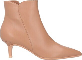 Ankle Boots Beige-AC