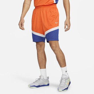 Men's Icon Dri-FIT 8 Basketball Shorts in Orange