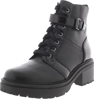 Jac Womens Water Repellent Ankle Combat & Lace-up Boots