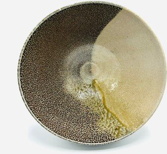 Half Shino & Wood Ash Salt Fired Large Ceramic Serving Bowl By Amy Schnitzer