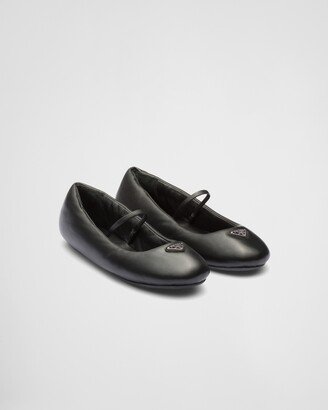 Soft Padded Nappa Leather Ballerinas