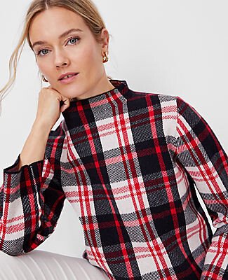 Plaid Relaxed Sweater