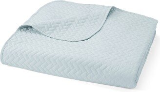 HOMESPUN IENJOY HOME Premium Ultra Soft Herring Pattern Quilted Coverlet Set