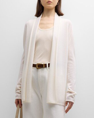 Cashmere Basic Open Cardigan