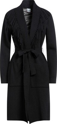 Z.O.E. ZONE OF EMBROIDERED Cardigan Black