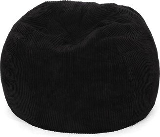 Kenli Modern Corduroy Polyester Bean Bag Chair