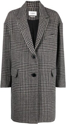 MARANT ÉTOILE Limiza checked single-breasted coat