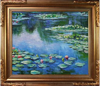 Hand-Painted Museum Masters Water Lilies By Claude Monet