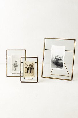 Pressed Glass Photo Frame