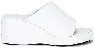 Rise Wedge Sandals in White