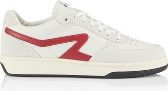 Retro Court Leather & Suede Sneakers