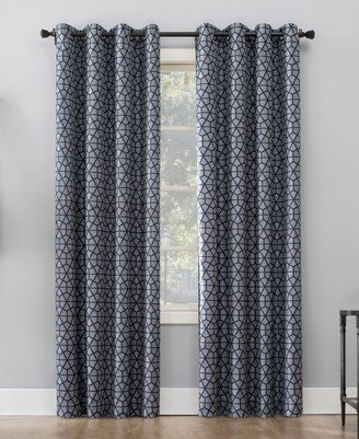 Verve 52 x 95 Mosaic Print Blackout Curtain Panel