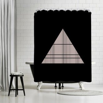 71 x 74 Shower Curtain, Geometric Art 48 by Pop Monica