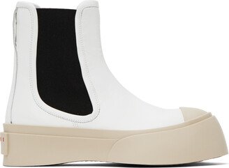 White Pablo Chelsea Boots-AA