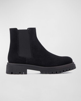 Olessa Suede Chelsea Ankle Boots-AA