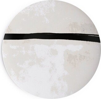 Salad Plates: Graffiti Lines - Neutral Salad Plate, Beige