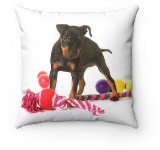 Rottweiler Pillow - Throw Custom Cover Gift Idea Room Decor