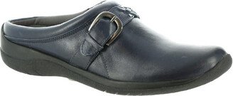 Orion Womens Leather Braided Clogs