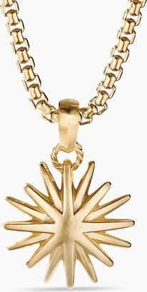 Starburst Charm in 18K Yellow Gold Women's