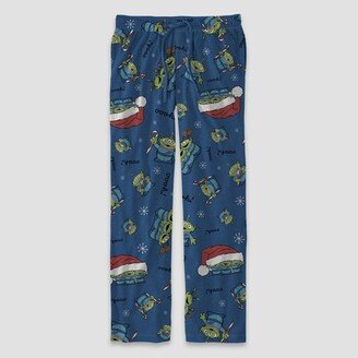 Men's Fleece Pajama Pants - Steel Blue