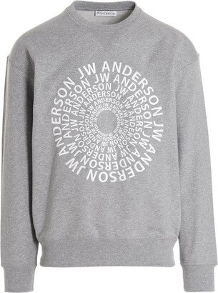 Logo Print Crewneck Sweater-AA