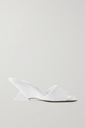 Choepe Leather Mules - White