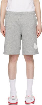 Gray Sportswear Club Shorts