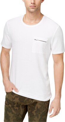 Mens Cotton Zip Pocket T-Shirt