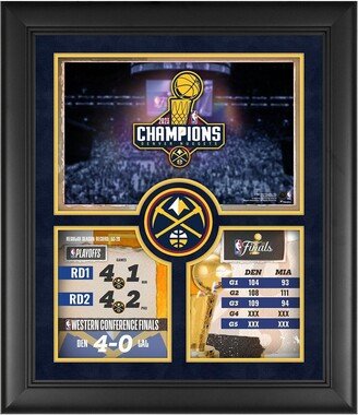 Fanatics Authentic Denver Nuggets Framed 20 x 24 2023 Nba Finals Champions Collage