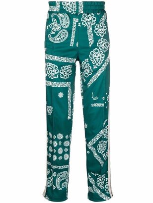 Bandana-Print Track Pants