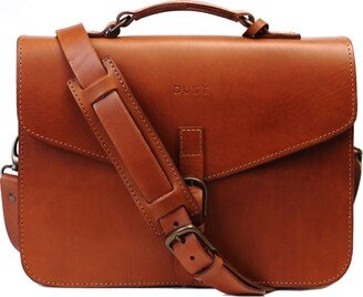 The Dust Company Leather Briefcase Brown