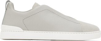 SSENSE Exclusive Gray Triple Stitch Sneakers