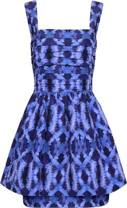 Shiloh graphic-print minidress