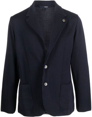 Single-Breasted Wool Blazer-BC