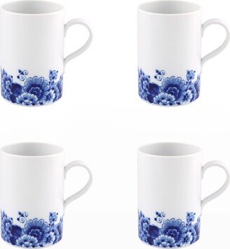 Blue Ming Coffee Mugs, Set of Four